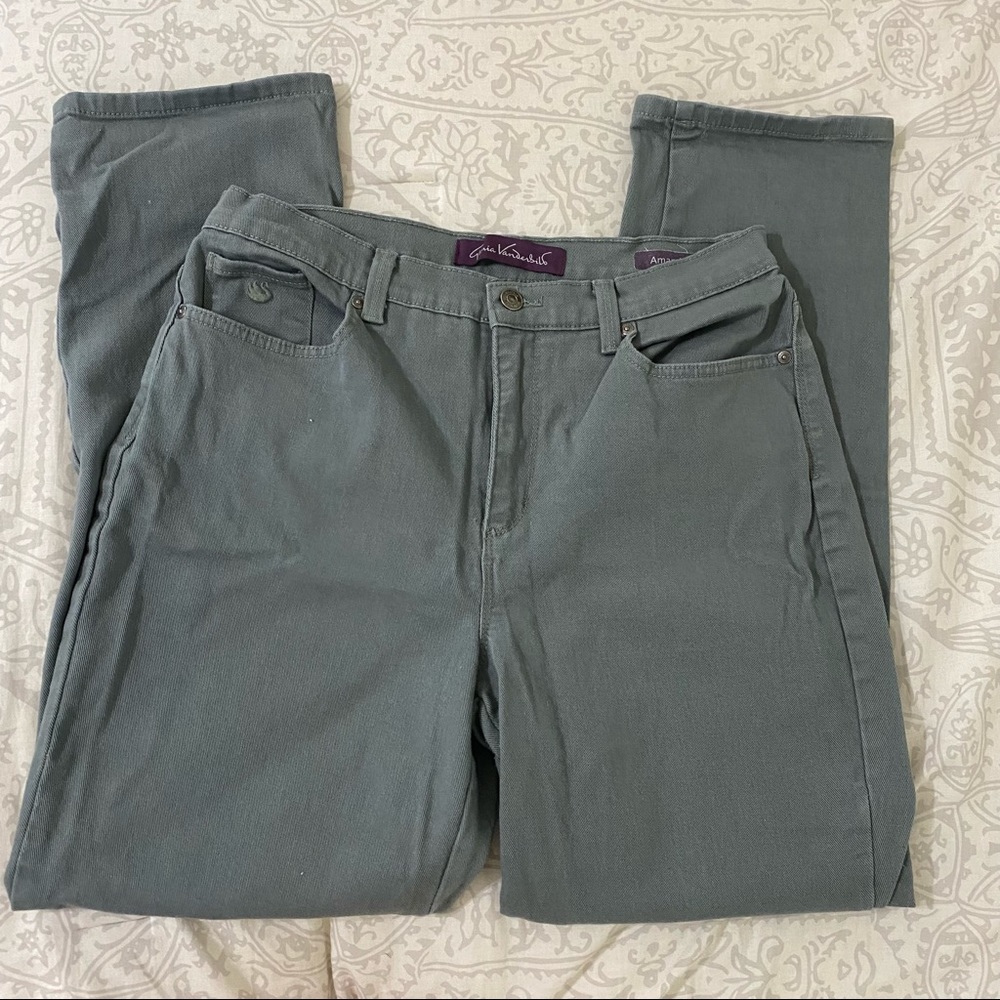 Gloria Vanderbilt Green Pants